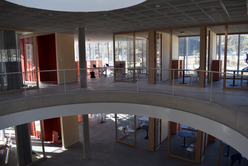Intérieur du bâtiment de Brigue